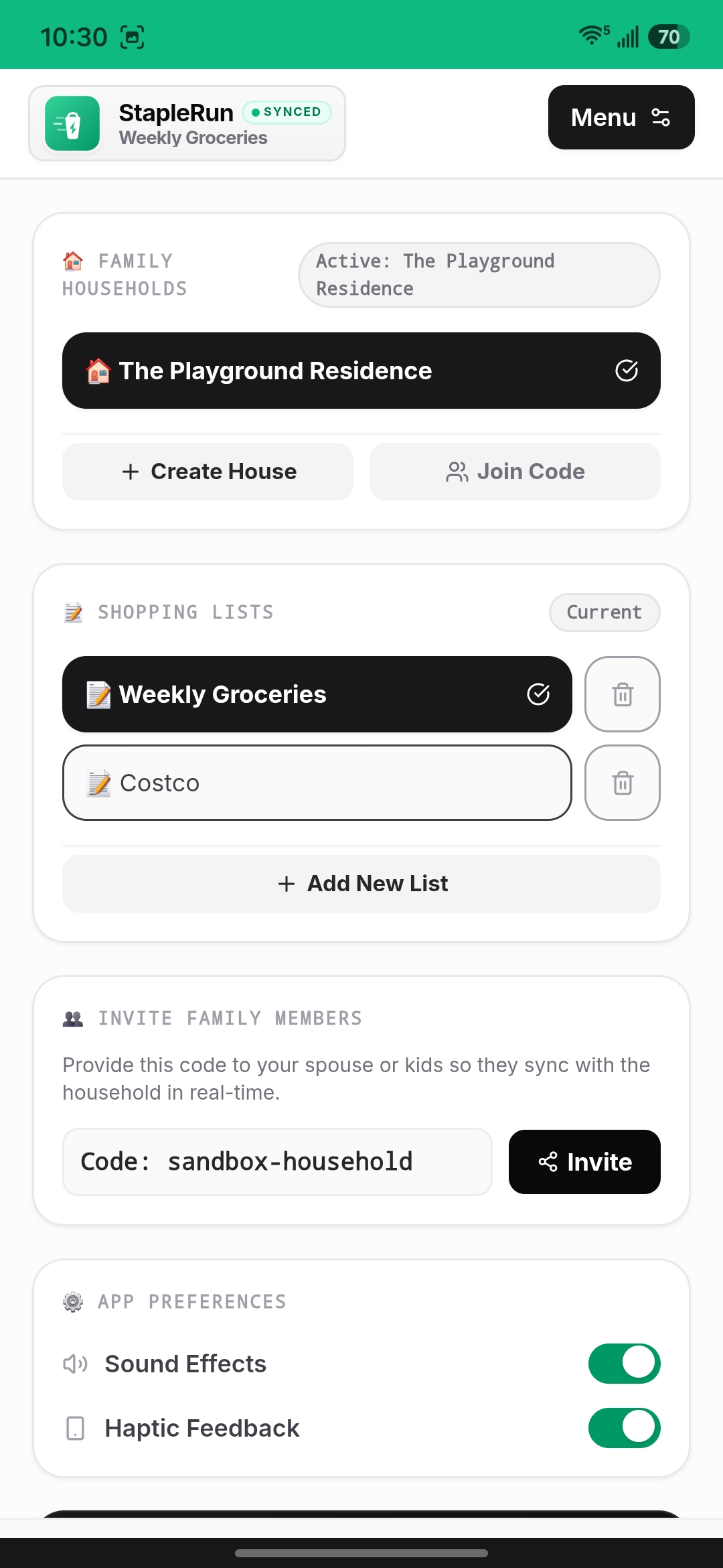 Never rebuild your list again